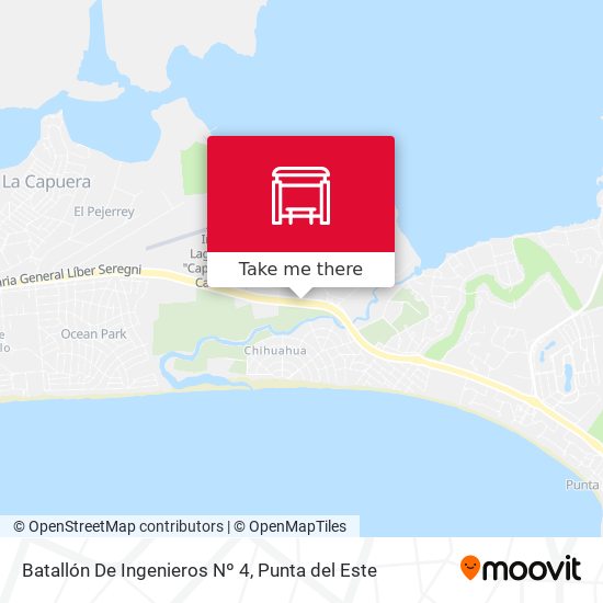 Batallón De Ingenieros Nº 4 map