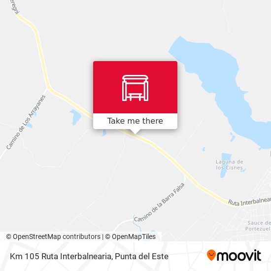 Mapa de Km 105 Ruta Interbalnearia