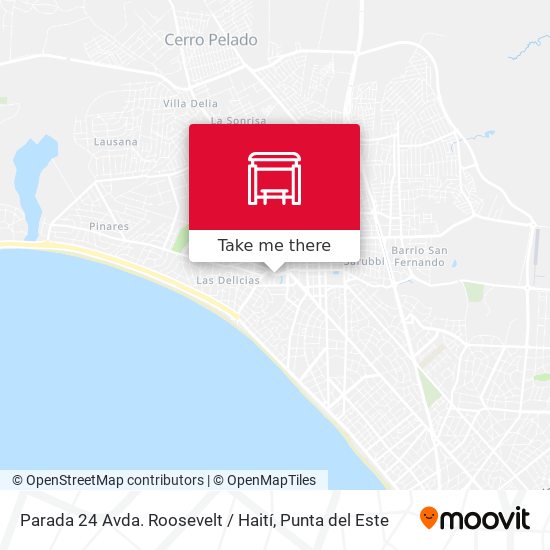 Mapa de Parada 24 Avda. Roosevelt / Haití