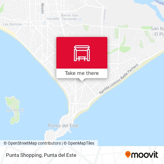 Mapa de Punta Shopping