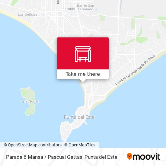 Mapa de Parada 6 Mansa / Pascual Gattas