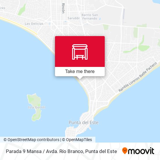 Parada 9 Mansa / Avda. Río Branco map