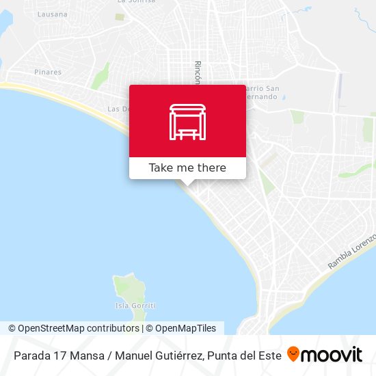 Parada 17 Mansa / Manuel Gutiérrez map
