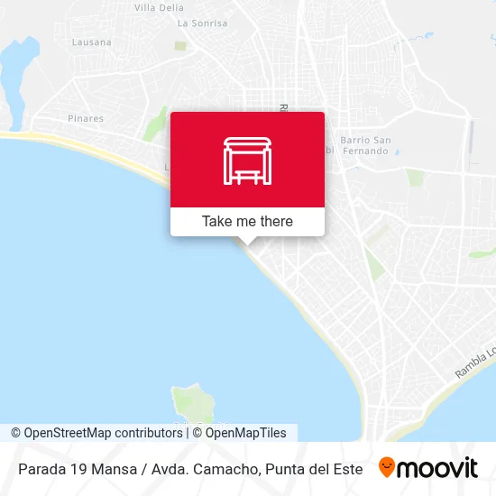 Parada 19 Mansa / Avda. Camacho map