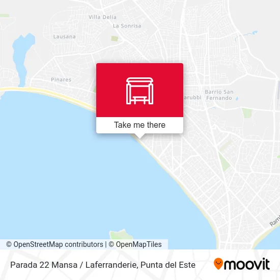 Parada 22 Mansa / Laferranderie map