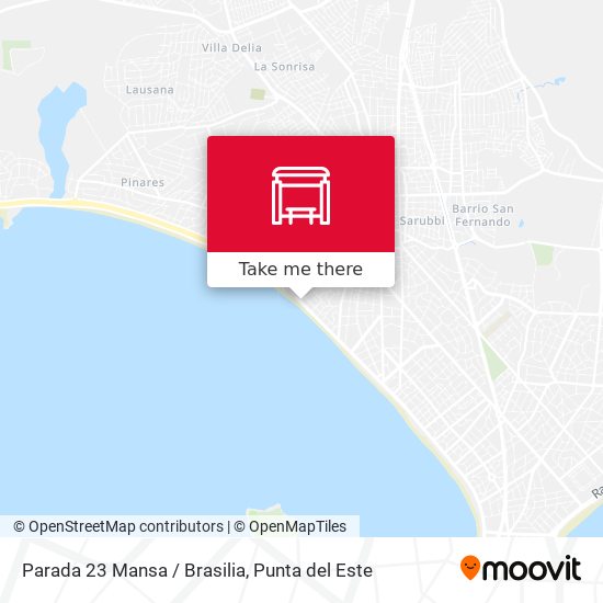 Parada 23 Mansa / Brasilia map
