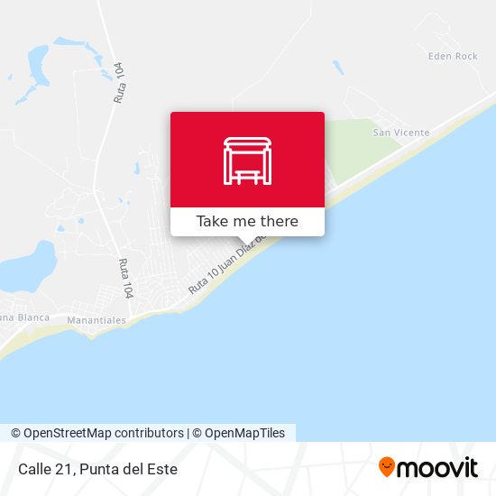 Mapa de Calle 21