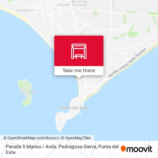 Parada 5 Mansa / Avda. Pedragosa Sierra map