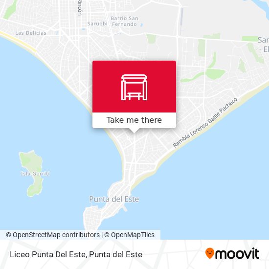 Liceo Punta Del Este map