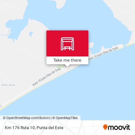Mapa de Km 176 Ruta 10