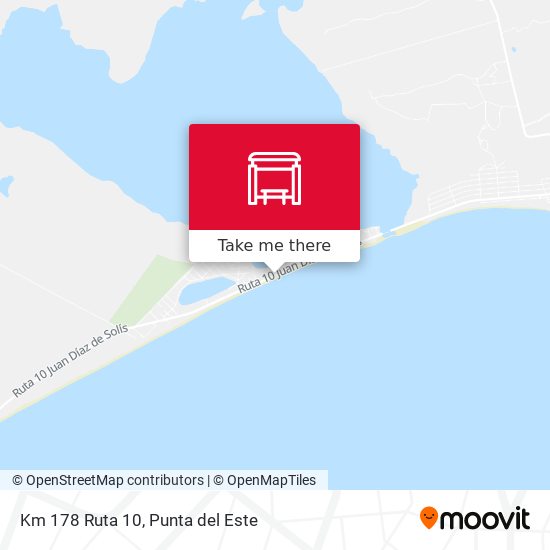 Mapa de Km 178 Ruta 10