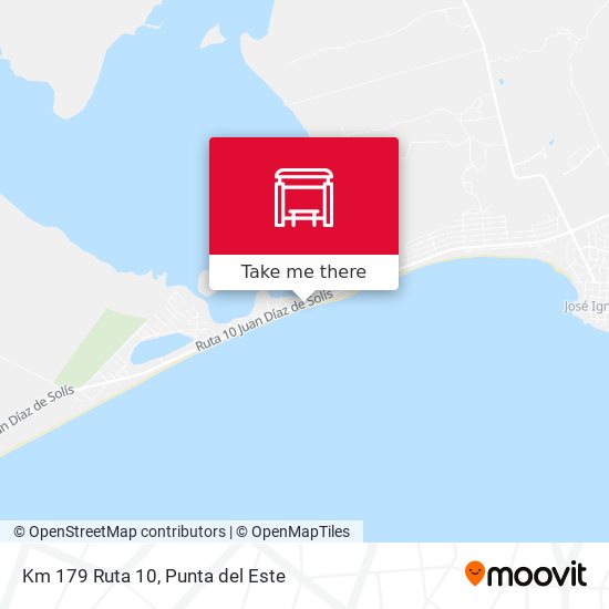 Mapa de Km 179 Ruta 10