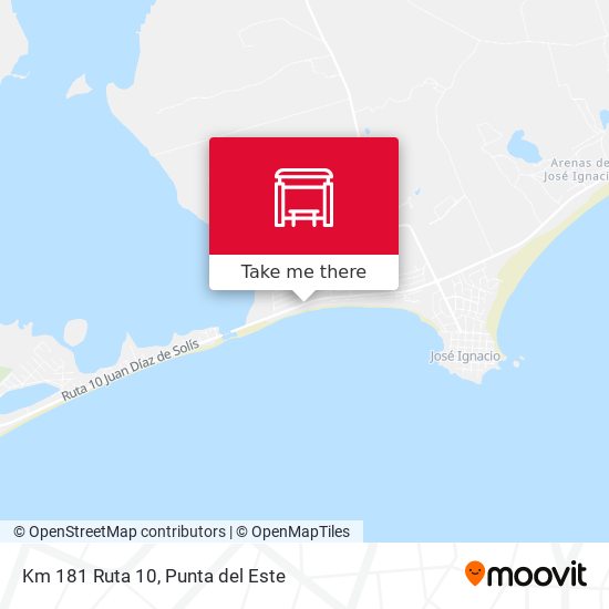 Mapa de Km 181 Ruta 10