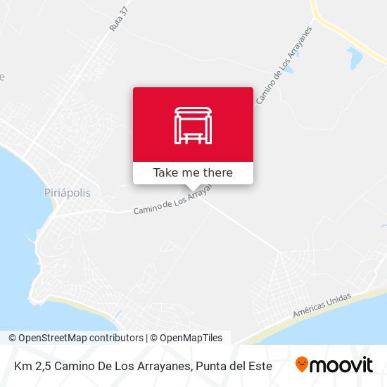 Mapa de Km 2,5 Camino De Los Arrayanes
