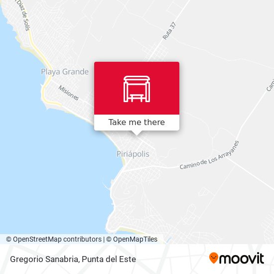 Mapa de Gregorio Sanabria