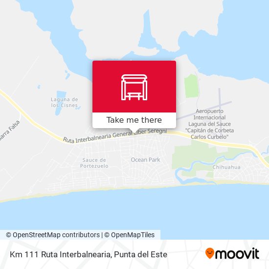 Mapa de Km 111 Ruta Interbalnearia