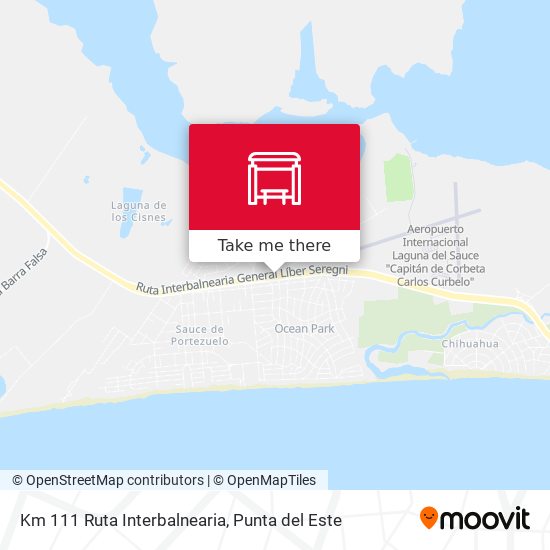 Km 111 Ruta Interbalnearia map