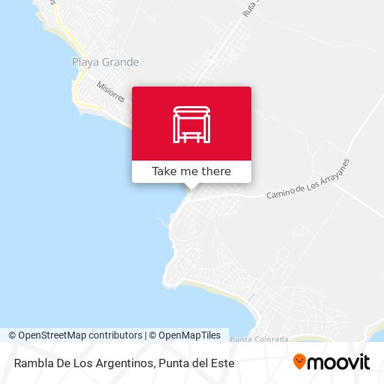 Rambla De Los Argentinos map