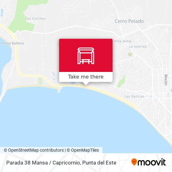 Mapa de Parada 38 Mansa / Capricornio