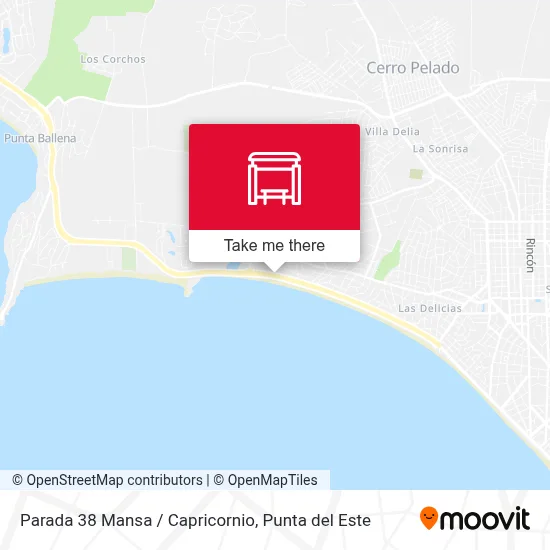Parada 38 Mansa / Capricornio map