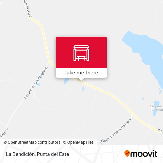 Mapa de La Bendición