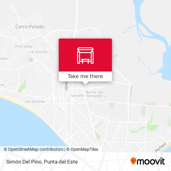 Mapa de Simón Del Pino