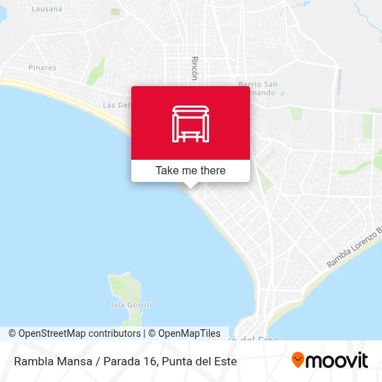 Rambla Mansa / Parada 16 map