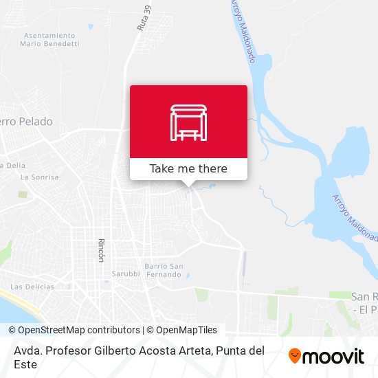 Mapa de Avda. Profesor Gilberto Acosta Arteta
