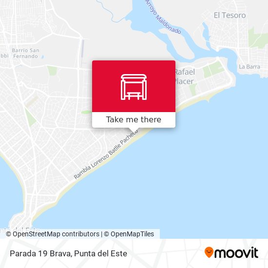 Mapa de Parada 19 Brava