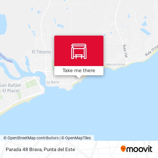 Mapa de Parada 48 Brava