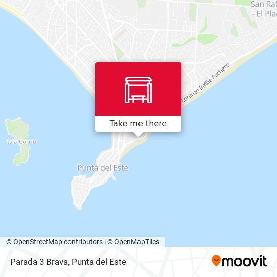 Mapa de Parada 3 Brava