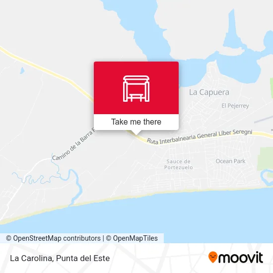 La Carolina map