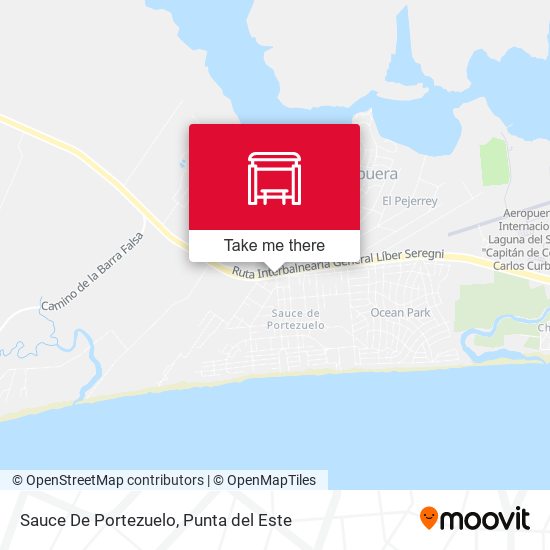 Mapa de Sauce De Portezuelo