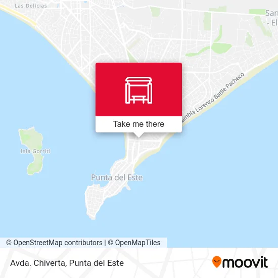 Avda. Chiverta map