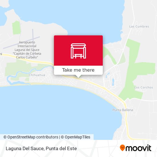 Laguna Del Sauce map