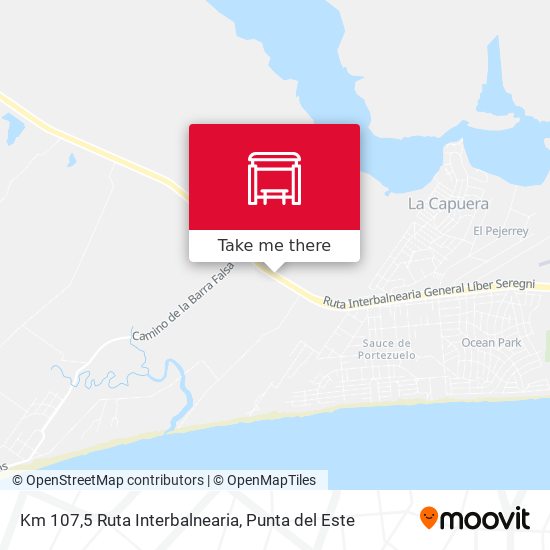 Km 107,5 Ruta Interbalnearia map