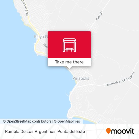 Mapa de Rambla De Los Argentinos