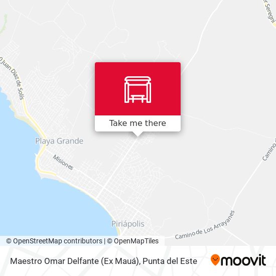Maestro Omar Delfante (Ex Mauá) map