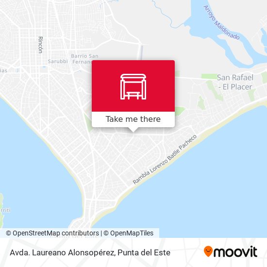 Mapa de Avda. Laureano Alonsopérez
