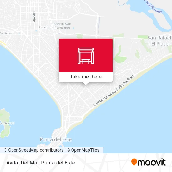 Avda. Del Mar map