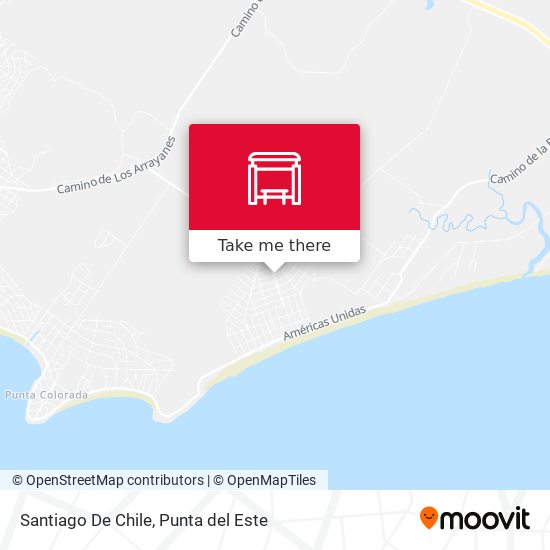 Mapa de Santiago De Chile