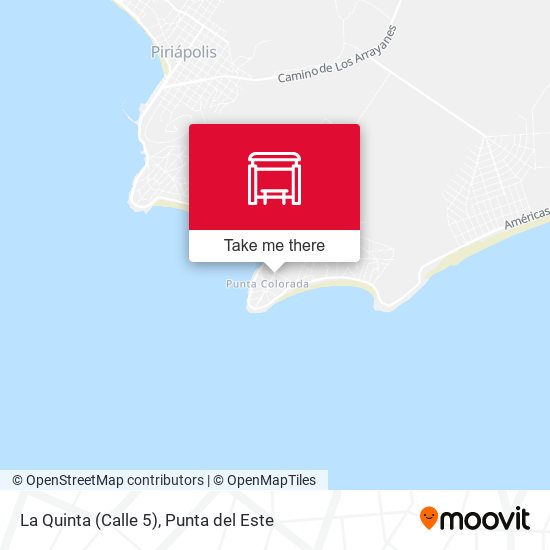 Mapa de La Quinta (Calle 5)