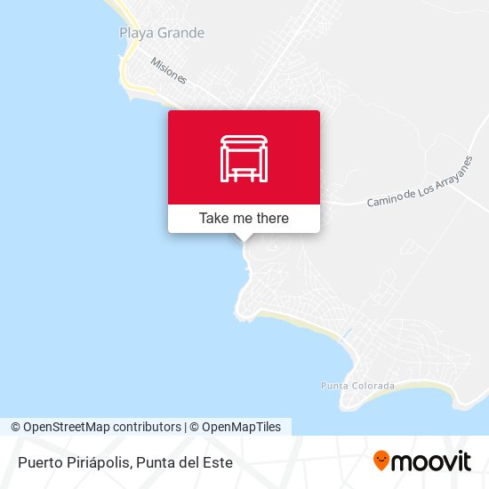 Puerto Piriápolis map