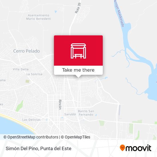 Simón Del Pino map