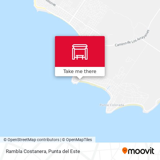 Rambla Costanera map