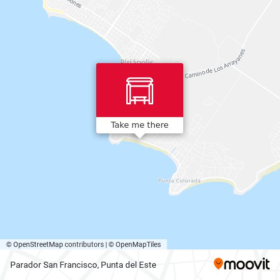 Parador San Francisco map