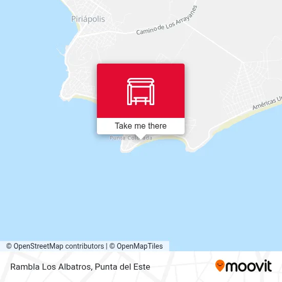 Rambla Los Albatros map