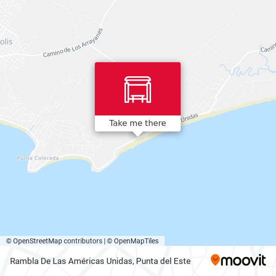 Rambla De Las Américas Unidas map