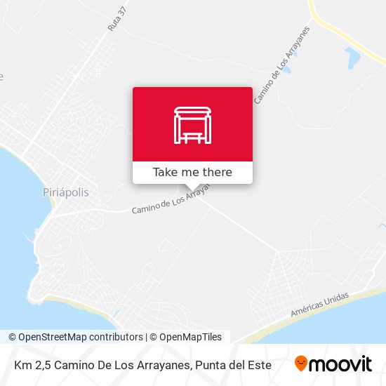 Mapa de Km 2,5 Camino De Los Arrayanes
