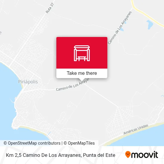 Km 2,5 Camino De Los Arrayanes map